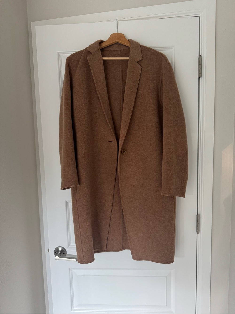 Uniqlo Wool Blend Tan Coat